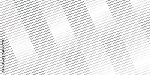 Canvas Print Gradient minimal art linear fabric oblique retro vector stripe diagonal dynamic fabric abstract white and gray geometric creative tech seamless textile design