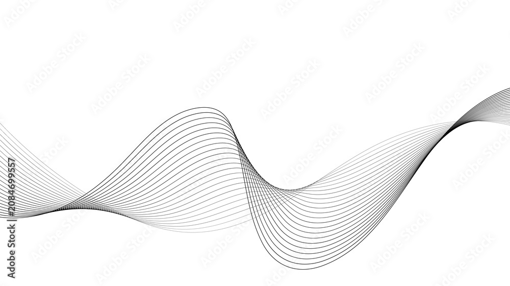 Fototapeta premium Abstract wave background