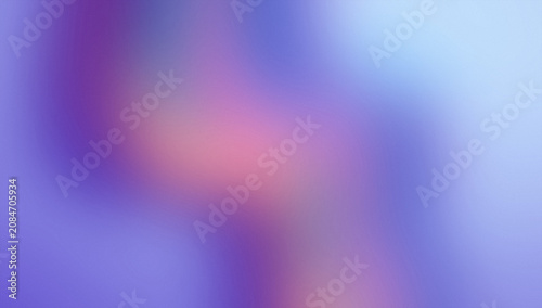 Abstract blurred gradient background with grainy texture in purple and blue