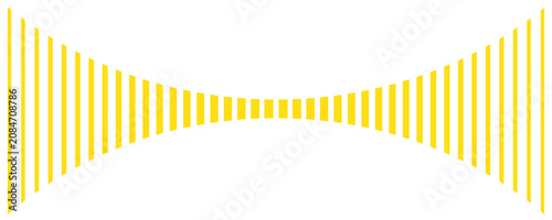 Konstfotografi abstract yellow bulge line pattern can be used background.