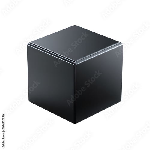 black box on white background