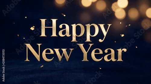 Happy New Year 2027 greeting card, new year wishing card
