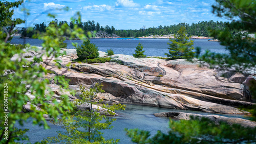 View from Atop West Fox Island Georgian Bay Ontario