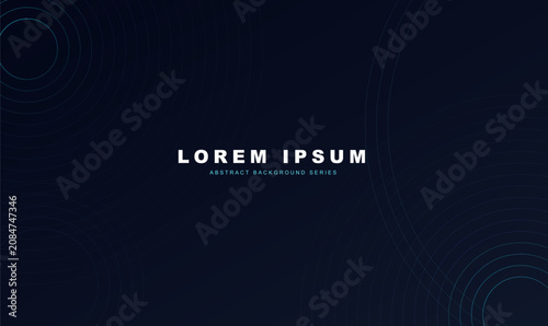 Dark tech abstract background vector with technology glowing wave lines for landing page banner
