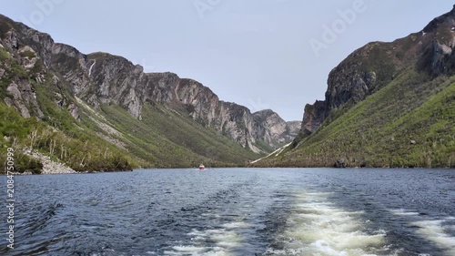 The Western Brook Pond in the Gros Morne National Park (Newfoundland, Canada)