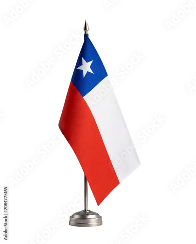 Chile flag isolated 3d 