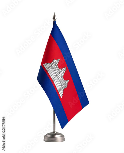 Cambodia flag isolated 3d 