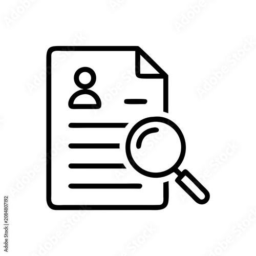 Resume search, searching for candidates, job application and document review.