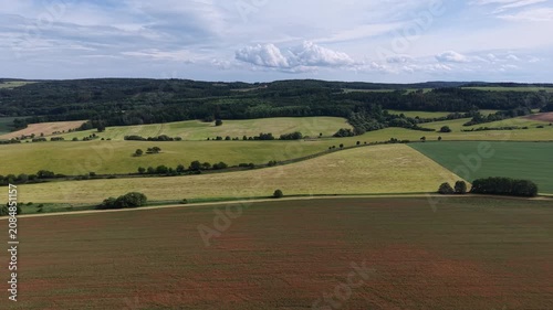 Karlovy Vary Region, Czech Republic - Green countryside and rolling fields