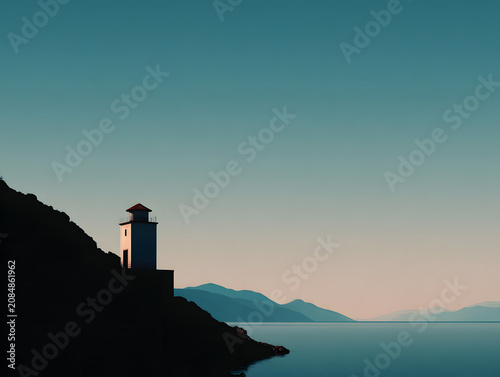 Lighthouse on the cliff
