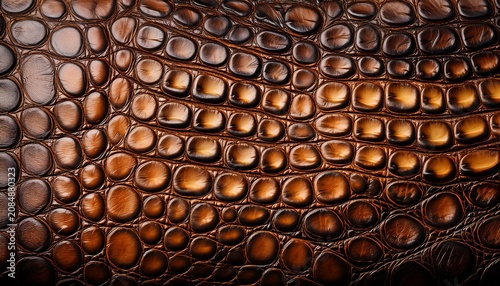 close up of crocodile leather texture print background reptile skin backdrop for fashion textile print banner