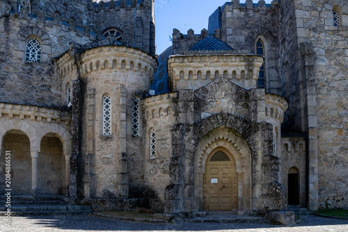 Vera Cruz Temple Historic Granite Stone Church in O Carballino Galicia Spain