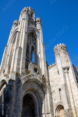 Vera Cruz Temple Historic Granite Stone Church in O Carballino Galicia Spain