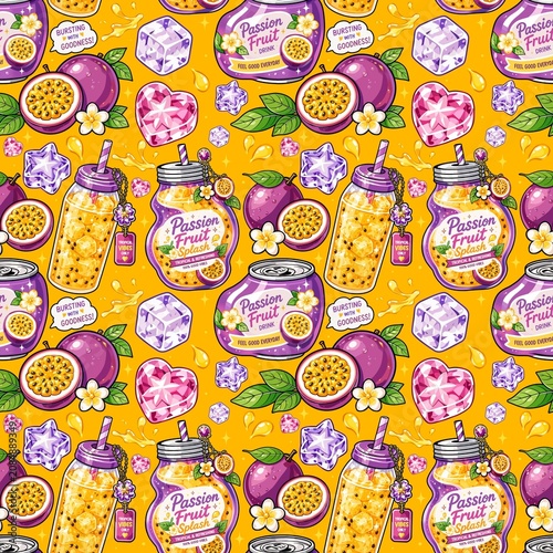 Passionfruit juice Seamless 