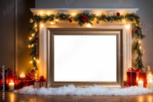 Journey Through the Holidays: A Candlelit Wonderland Around a Glowing Christmas Tree