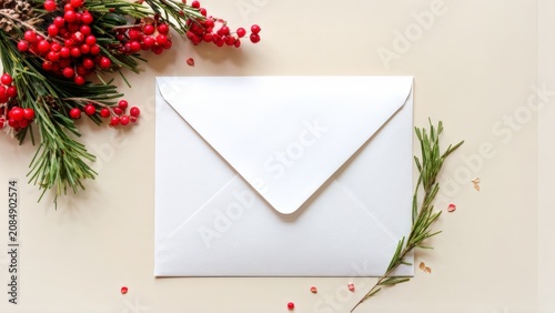 Silent Beauty: A Tranquil Envelope Set Against Nature's Palette