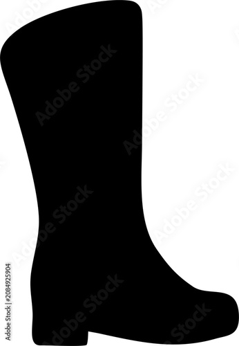 Фотография Boots Silhouette SVG Vector for Fashion and Footwear Design Projects