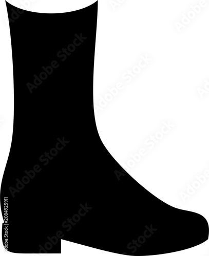 Obraz na plátně Boots Silhouette SVG Vector for Fashion and Footwear Design Projects