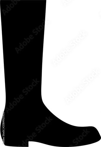 Canvastavla Boots Silhouette SVG Vector for Fashion and Footwear Design Projects