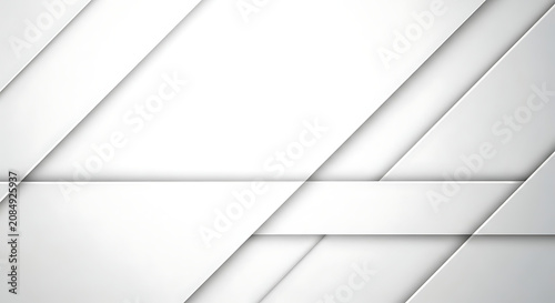 Abstract white geometric background with overlapping layers and diagonal lines abstract geometric background diagonal minimalist structure composition architectural dimension perspective