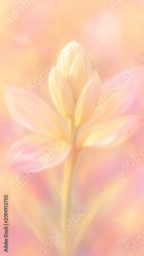 Soft pastel floral elegance mobile wallpaper