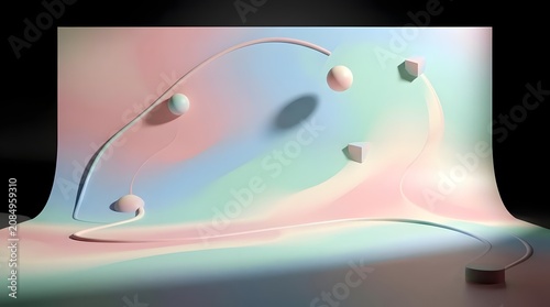 Abstract Neon City Lights Bokeh Backdrop Background Decoration Blur