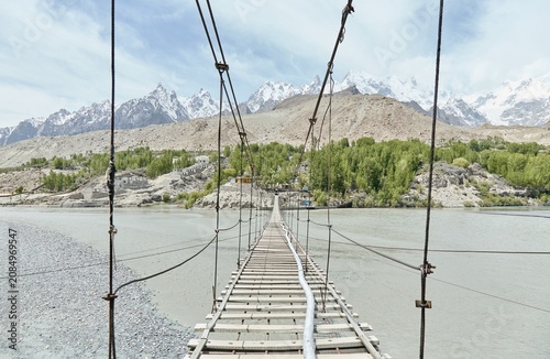 The Iconic Hussaini Suspension Bridge in Passu