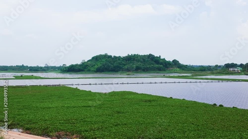 Exploring Ho Quang Thanh landscape in Ho Chi Minh, Vietnam on a sunny day