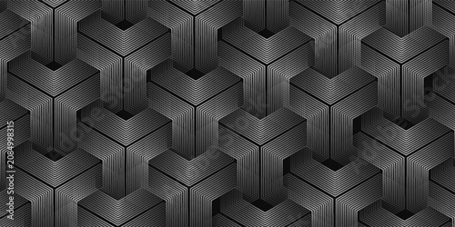 Tableau sur toile Black abstract background designb simple