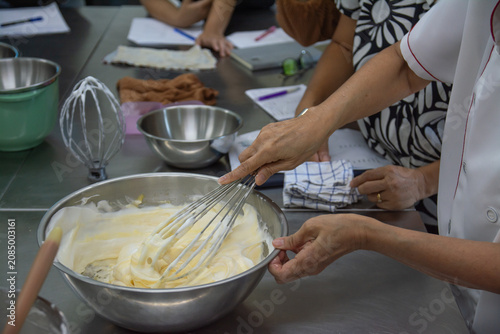 Woman baking in the kitchen
