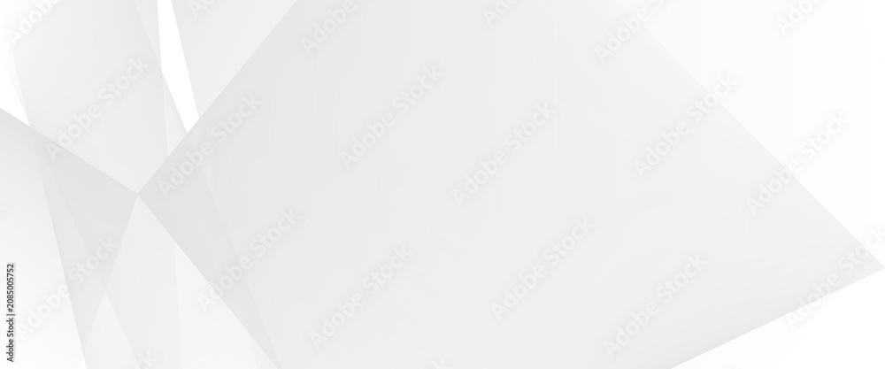 Obraz premium Abstract white 3d banner design background