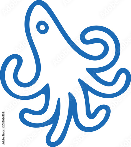 Foto octopus vector icon