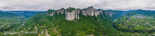 Summer scenery of Enshi Grand Canyon, Hubei, China
