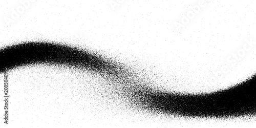 Fotografi Black grainy texture isolated on white background