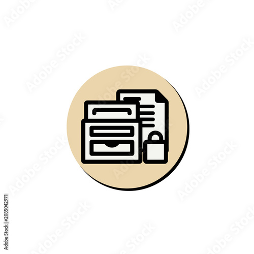 Banking Statement Badge Icon