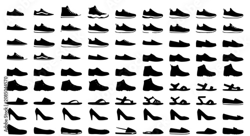Fotografie shoe, footwear, sneaker, trainer, boot, loafer, sandal, athletic, running, casua