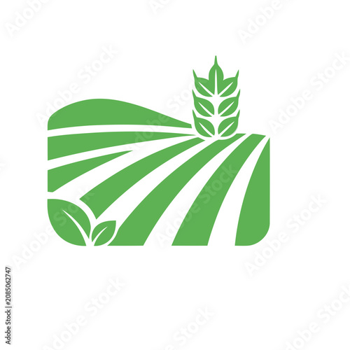 Wheat Field Nature Icon