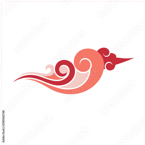 Wind Curl Ornament