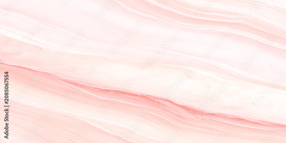 Fototapeta premium Soft pink marble texture background with smooth wavy lines and subtle gradient effect for design and decoration