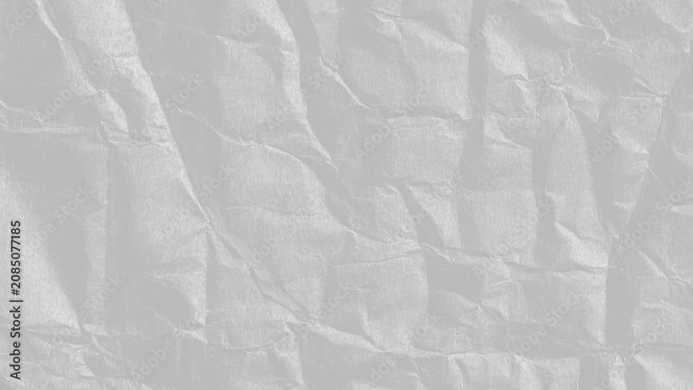 Fototapeta premium Crumpled black paper texture. Rough black wrinkled recycled creased paper background