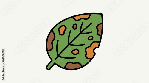 Photos Plant Pathogen Fungal Disease on Leaf