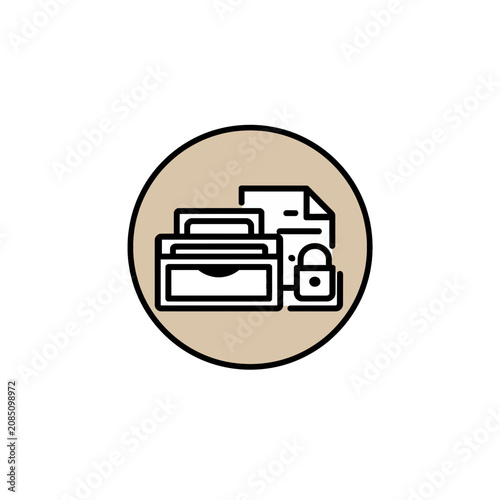 Banking Statement Badge Icon