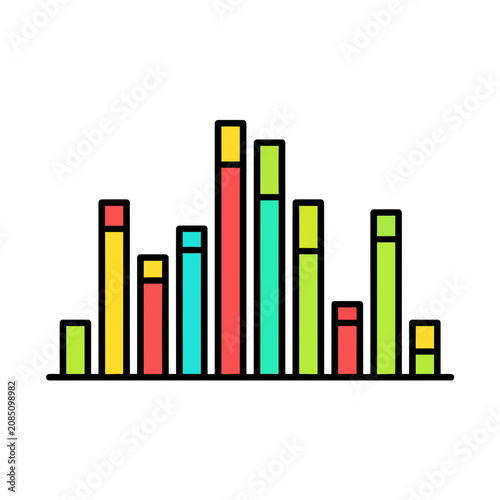 Bar Chart with Colorful Bars