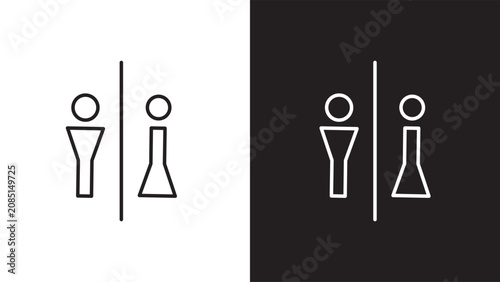 Foto Simple Toilet Sign