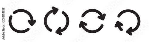 Photos Refresh arrows circular arrow clockwise and counterclockwise loops cycle repeat refresh direction