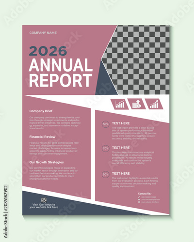 Annual report cover design 2026
