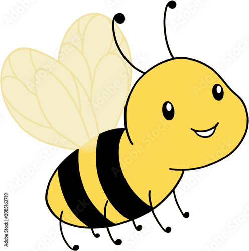 Illustration cartoon insect bug bee