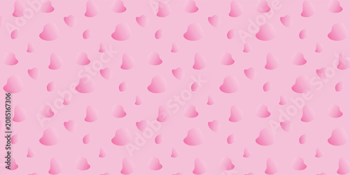Abstract pink pattern with soft gradient organic shapes on a light pink background