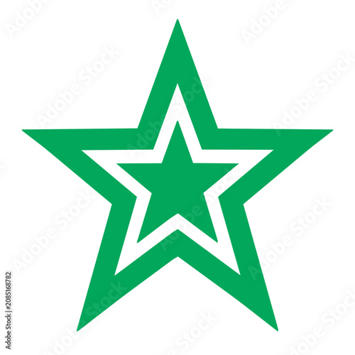 Simple star minimal symbol geometric symbols ratings with clean shapes