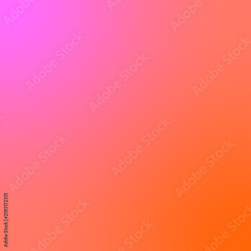 Obraz na płótnie Pink to orange gradient background smooth color transition effect